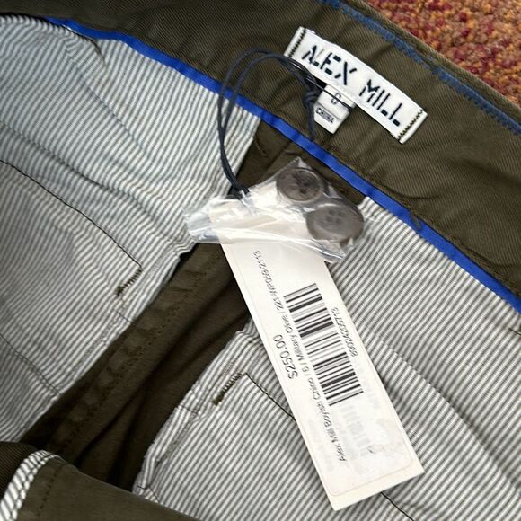 Alex Mill Boyish Chino Pant Military Olive Size 6 - Picture 8 of 12